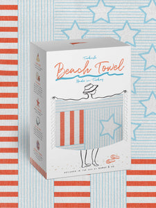 USA Turkish Beach Towel