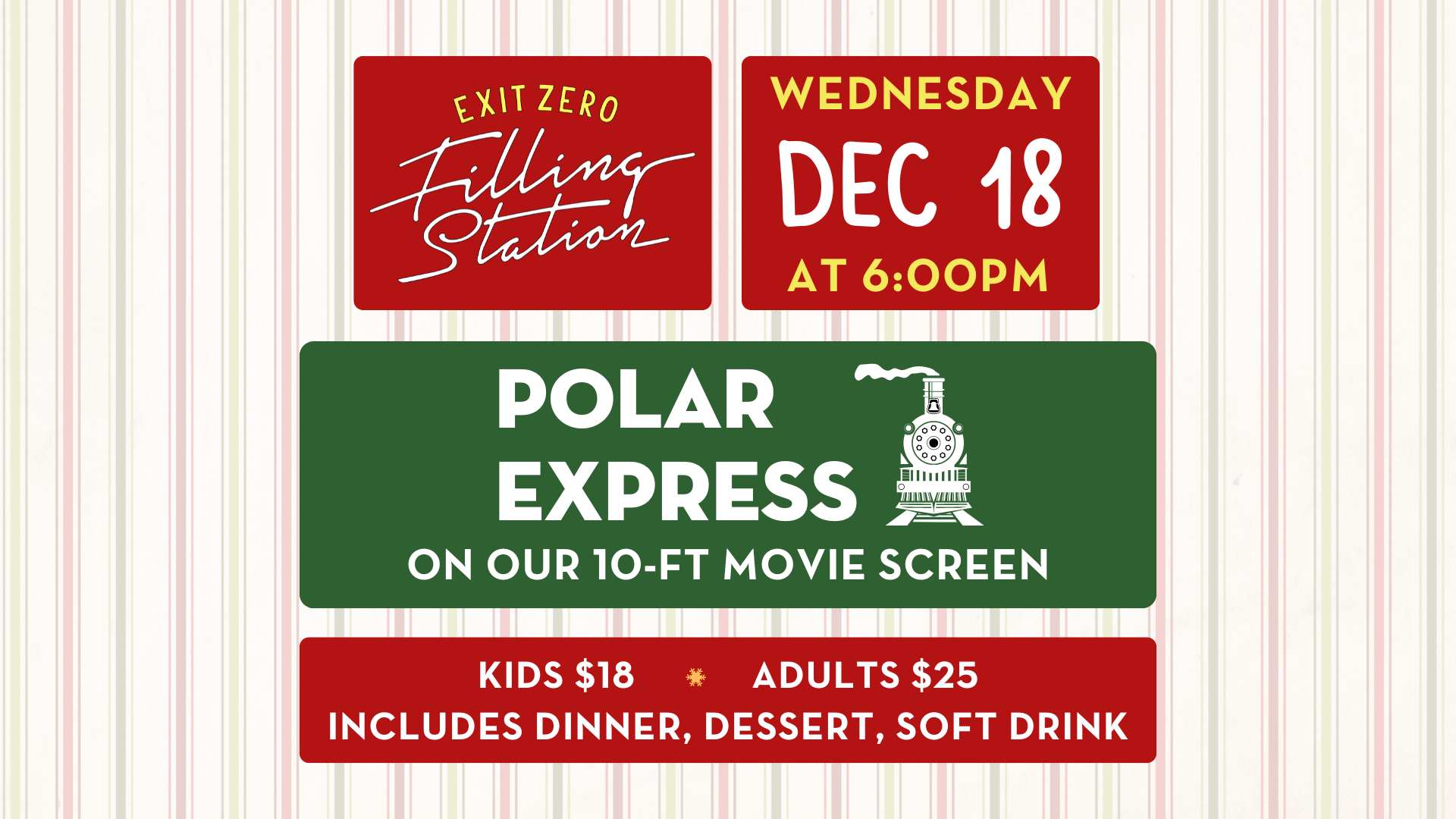 Polar Express Night - Dec 18