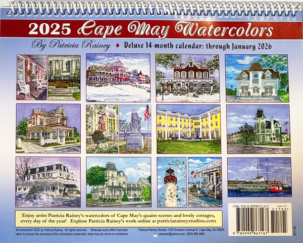 2025 Calendar by Patricia Rainey